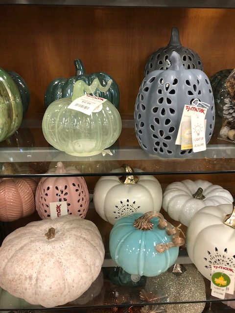 T.J. Maxx Glass Pumpkins