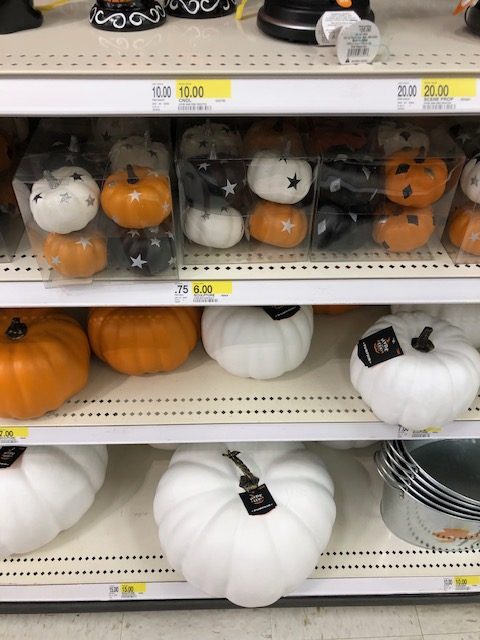 Pumpkins at Target