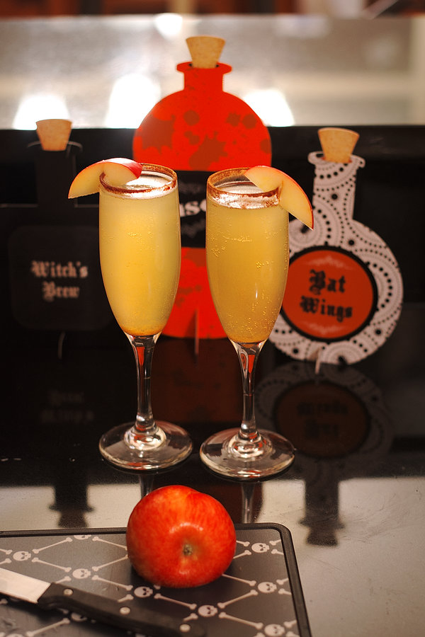 Caramel Apple Mimosas