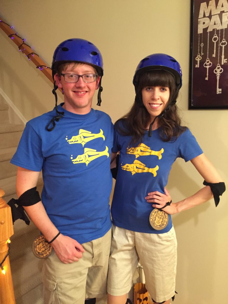 Blue Barracudas- easy small group costume-thepoppyskull.com