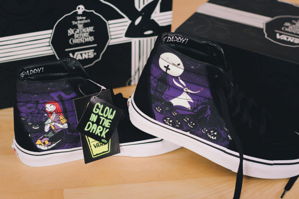 Nightmare Before Christmas Glow In The Dark Vans