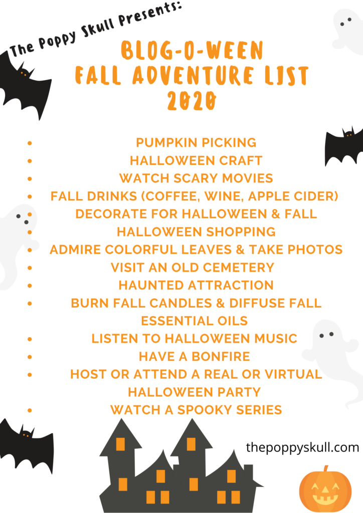 Fall Adventure List 2020