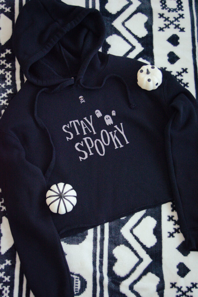 Stay Spooky Cropped Hoodie