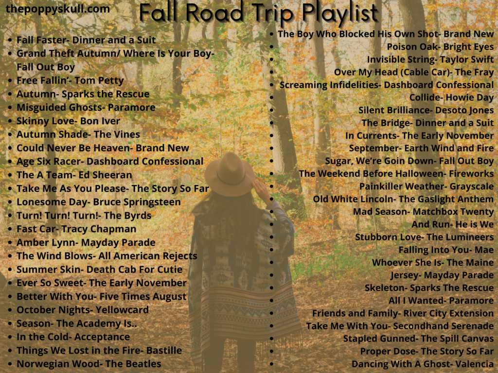 Fall Road Trip Playlist 