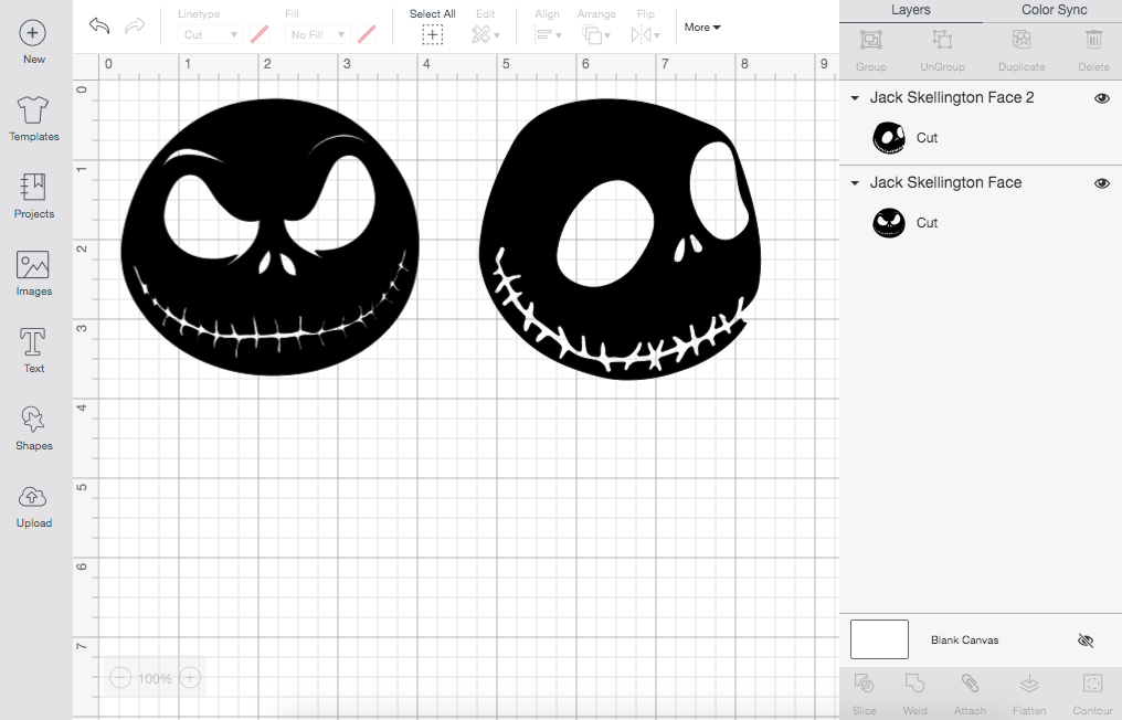 Jack Skellington Cricut Pumpkin