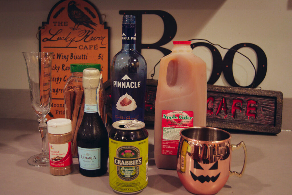 apple cider mixed drinks