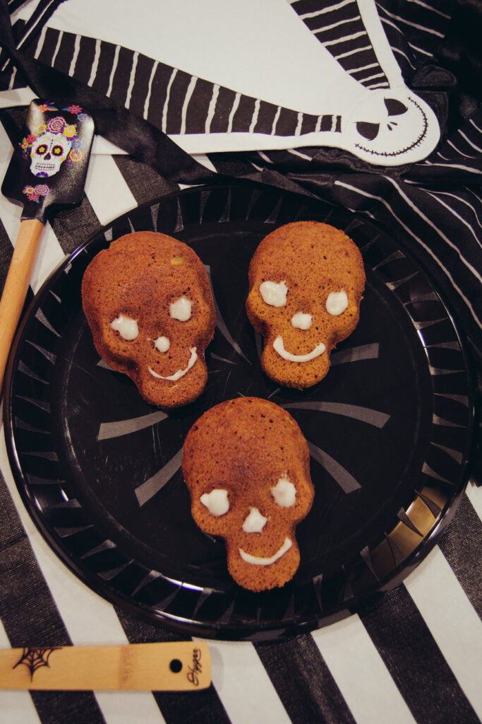 Skull Pumpkin Bread