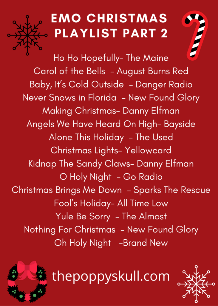 Emo Christmas Playlist Part 2 2020
