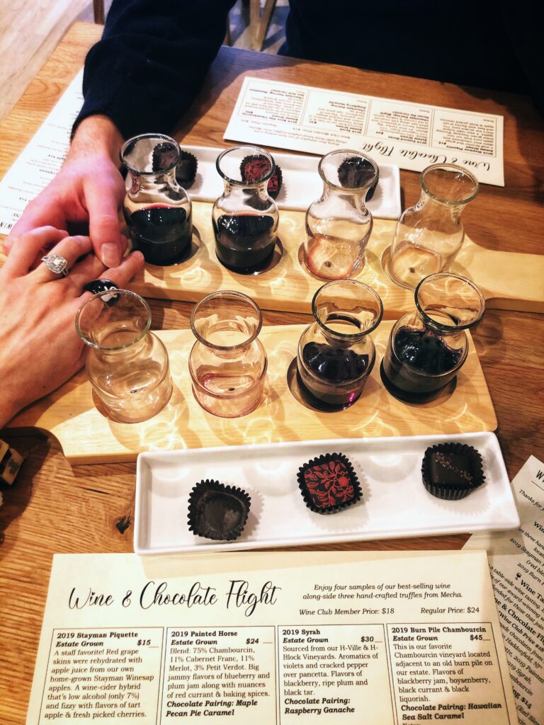 William Heritage Winery Wine and Chocolate Tasting