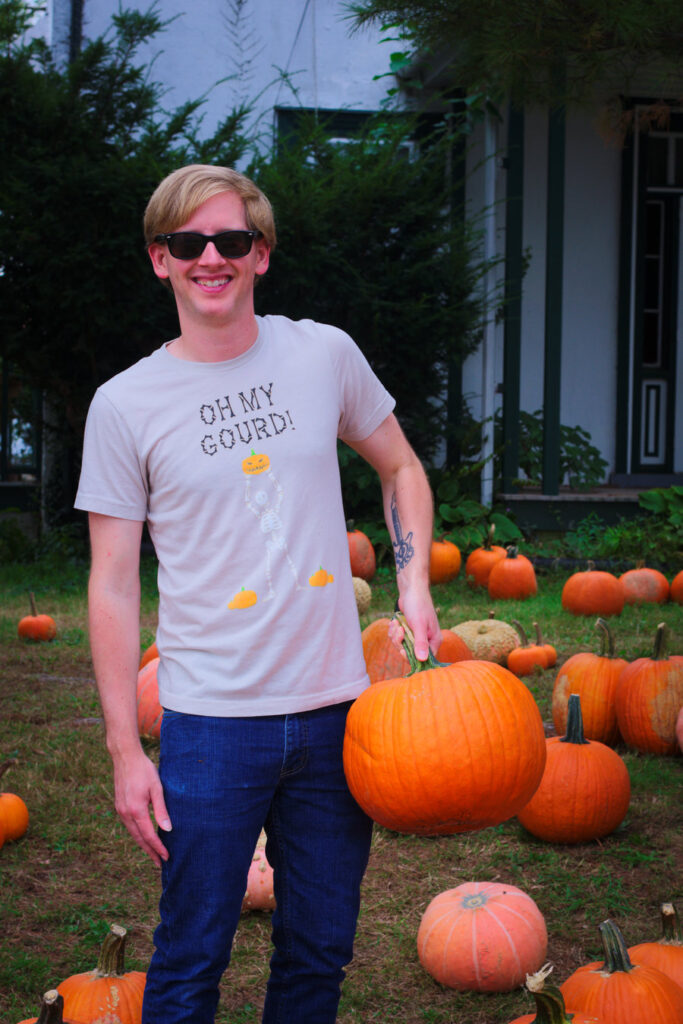 Pumpkin Picking at Barnard's Orchard