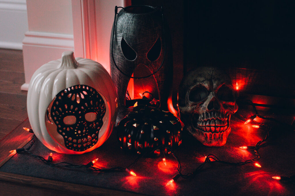 Halloween Fireplace Decor