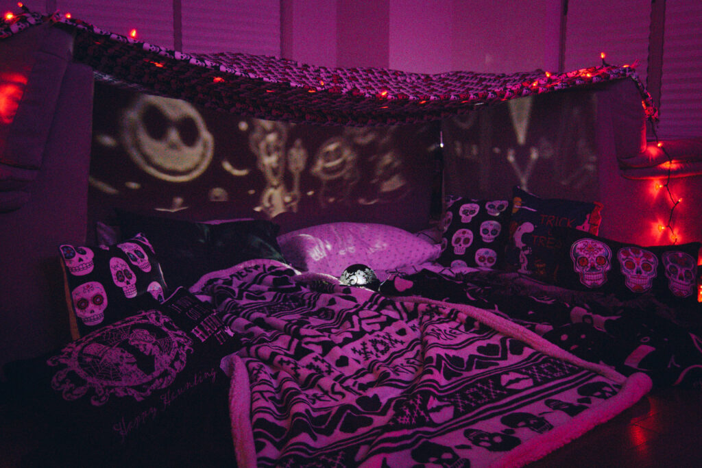 Halloween Family Room Fort