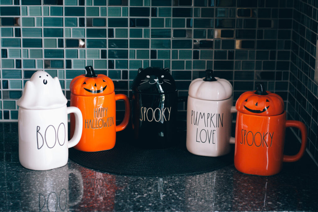 Rae Dunn Halloween Mugs