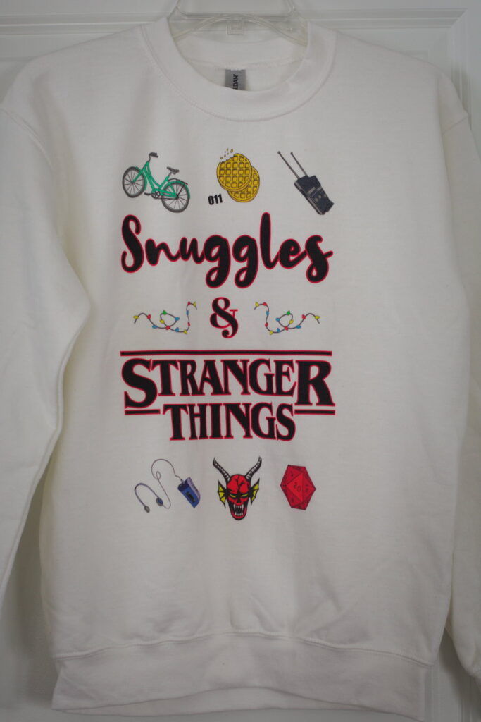 Snuggles & Stranger Things Sweatshirt