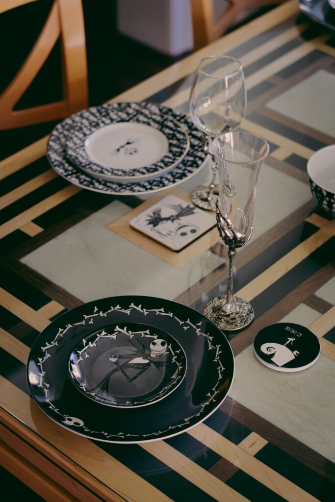 Nightmare Before Christmas Table Setting